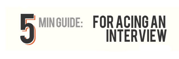 5 Min Guide for Acing an Interview